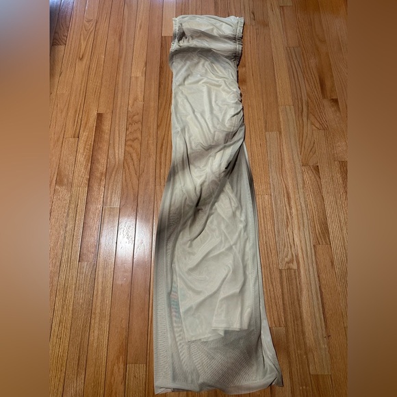 NWT Zara Yellow and Grey Maxi Dress Size Small - Picture 8 of 11